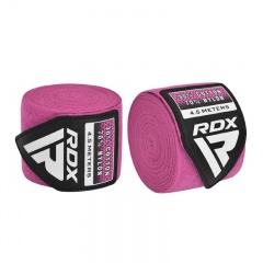 RDX Sports WX 4.5m MMA and Boxing Hand Wraps (Pink)